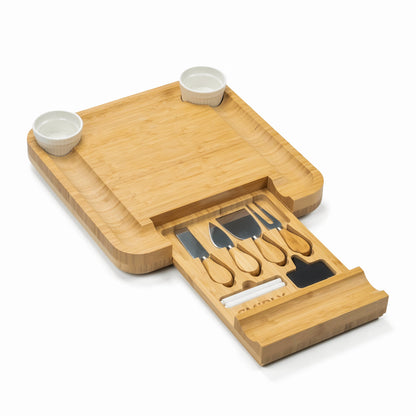 Bamboo Charcuterie Board Set