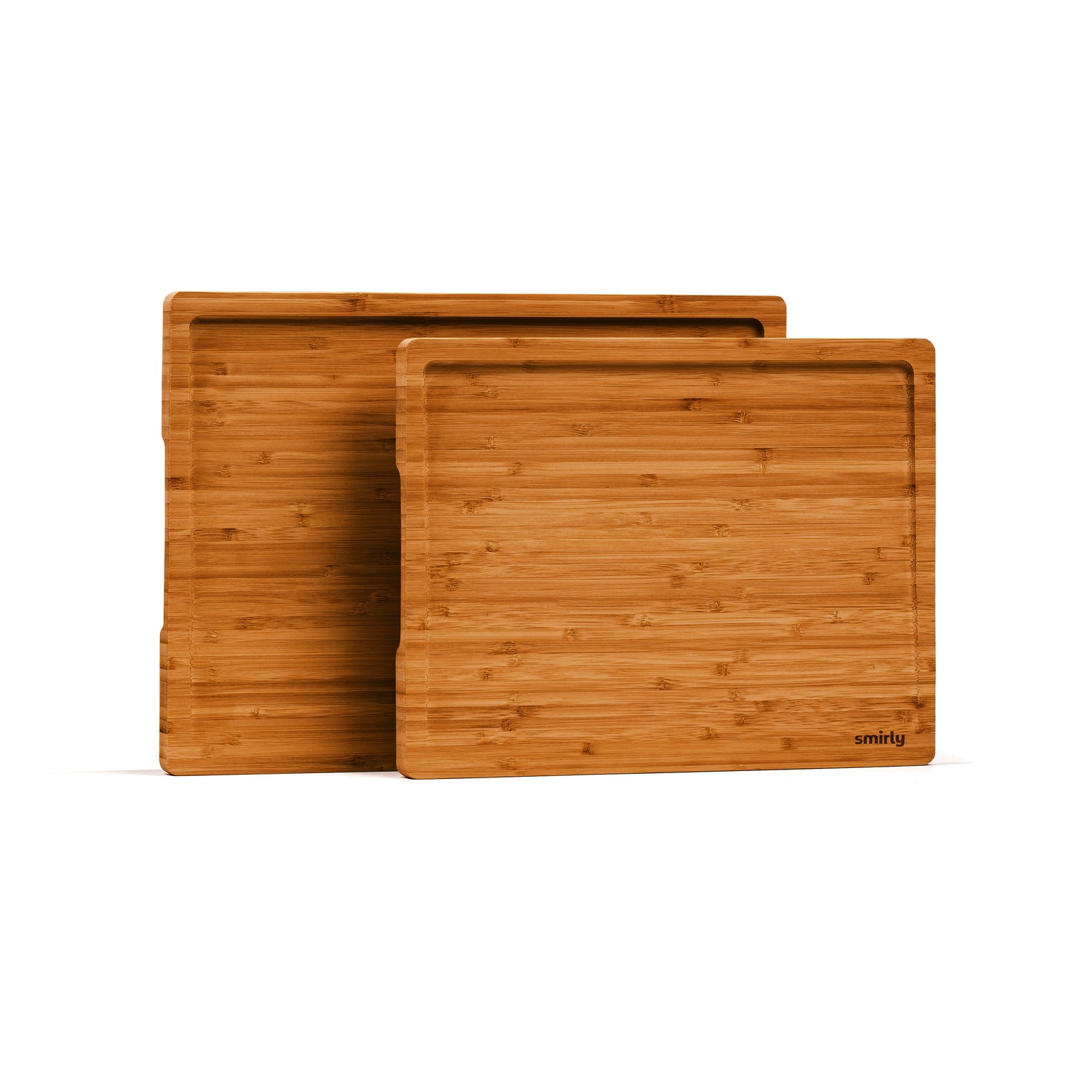 Brown Bamboo Cutting Board Set