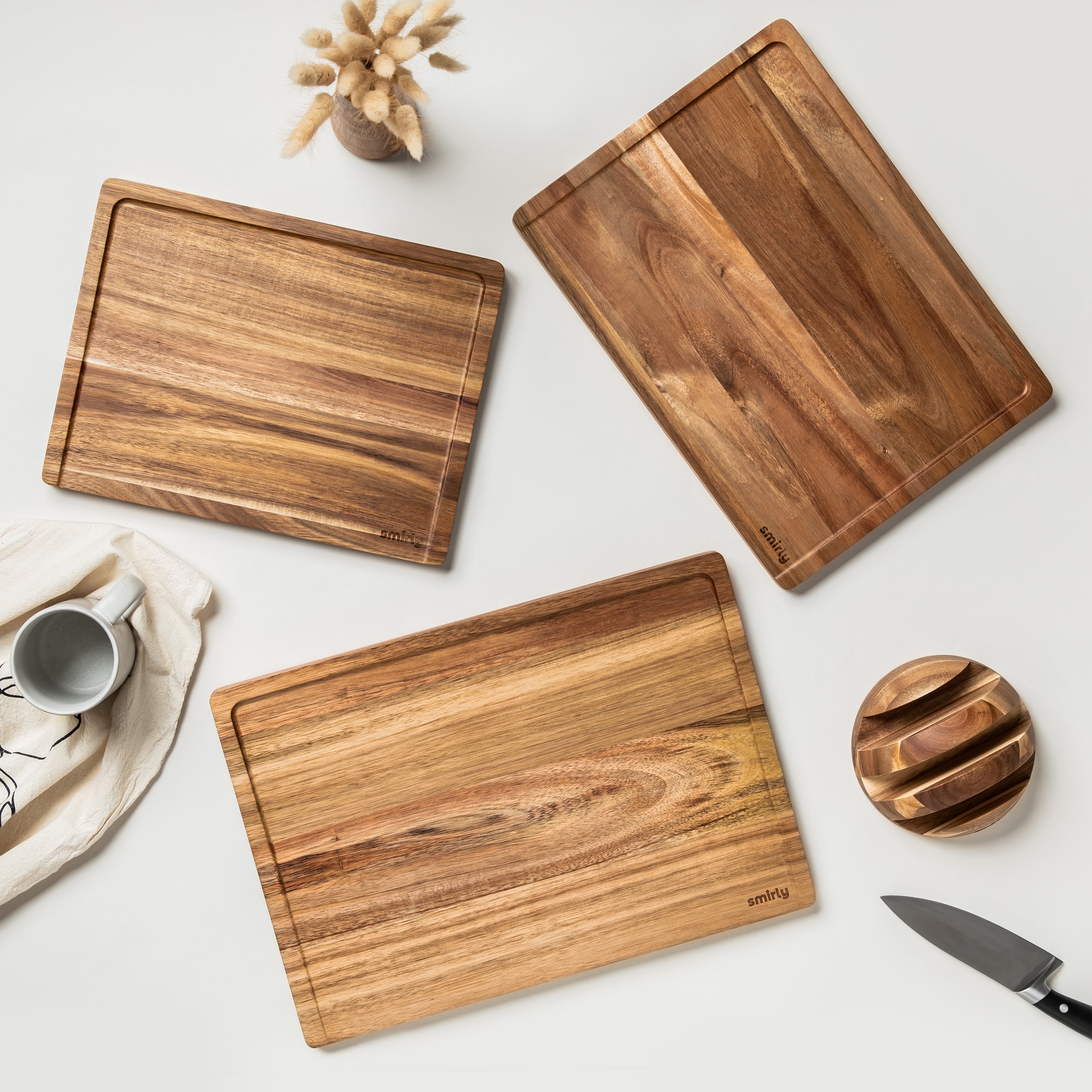 Acacia Cutting Board Set