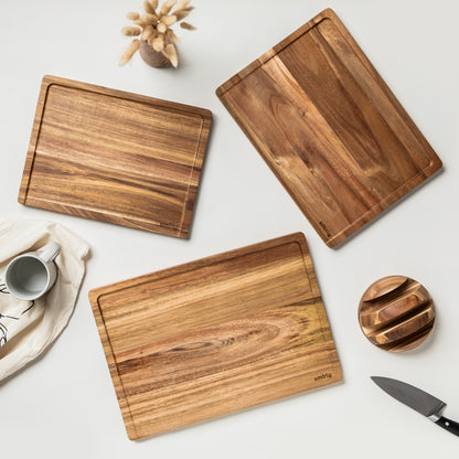 Acacia Cutting Board Set