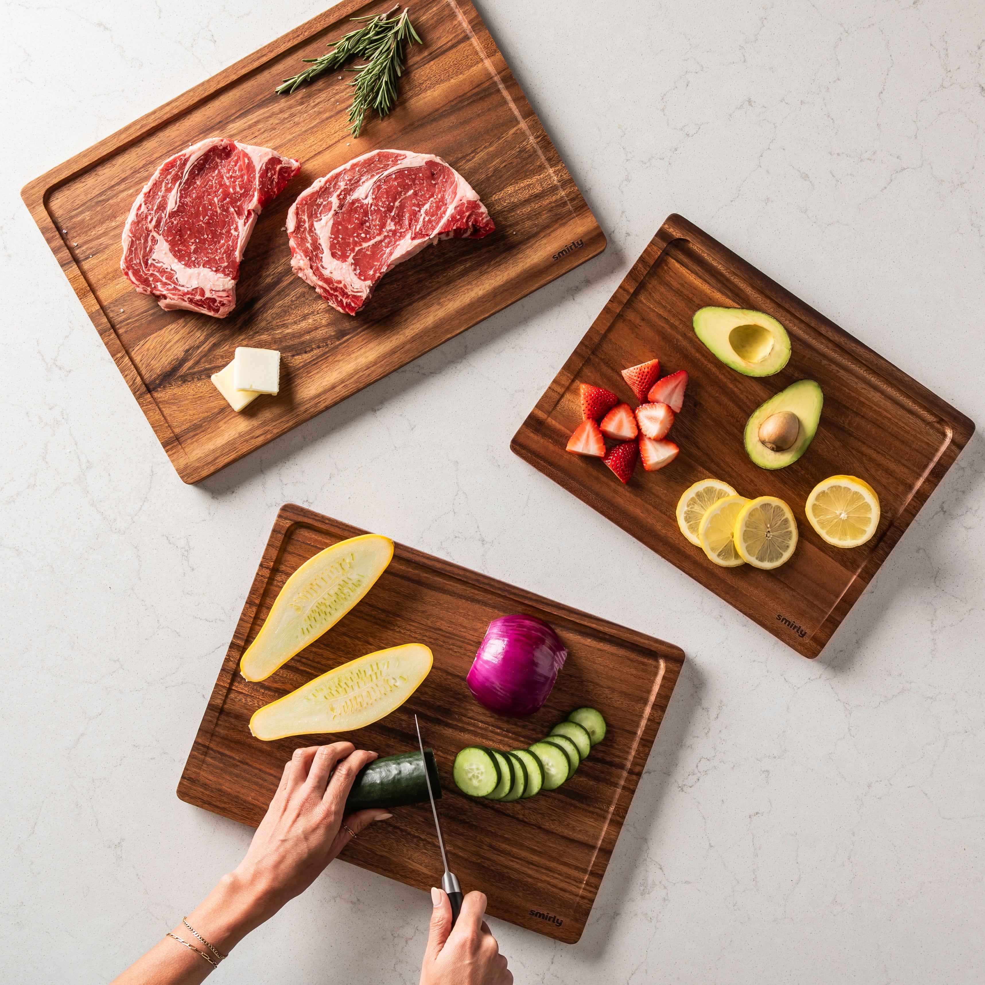 Walnut Cutting Board Set