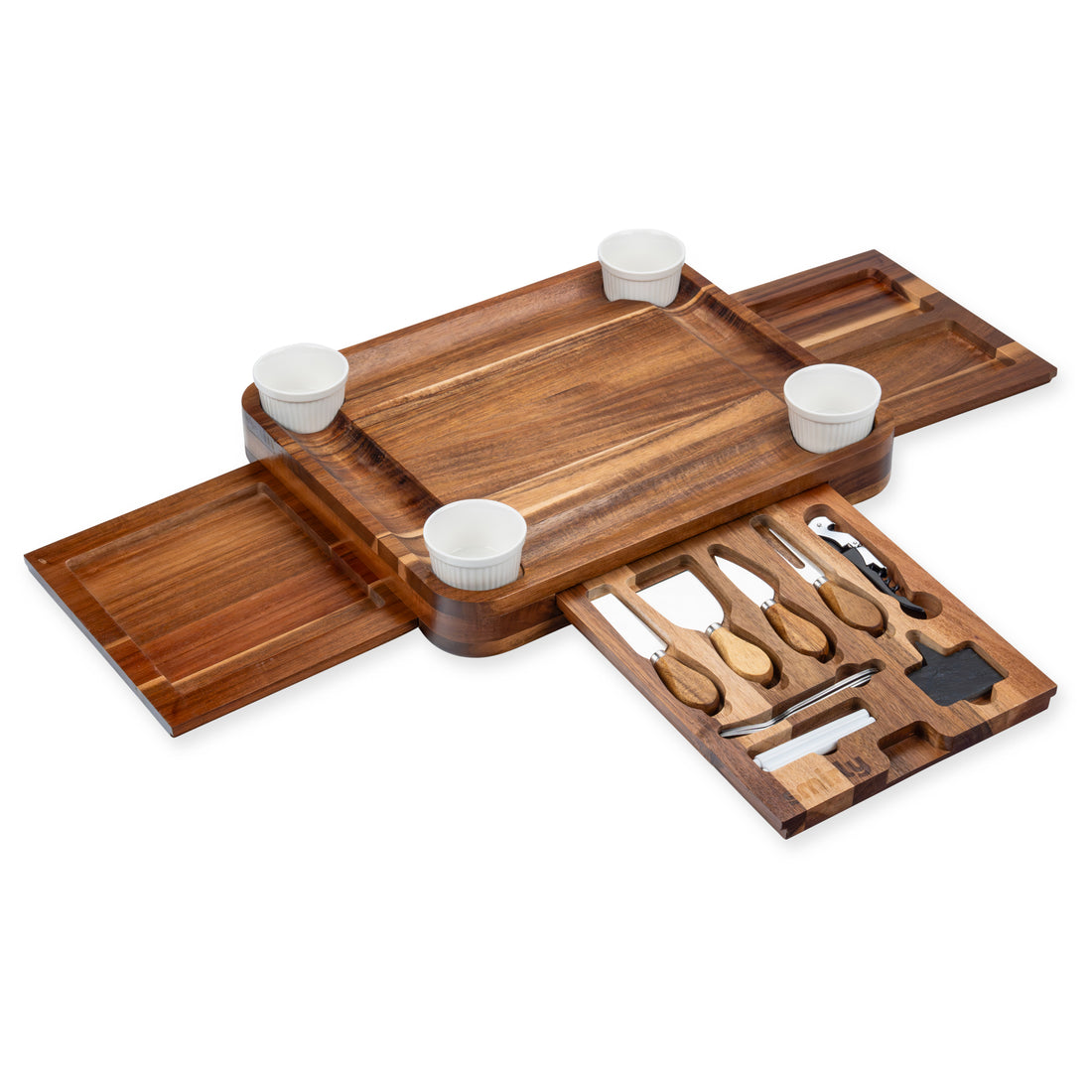 Acacia 3 Drawer Charcuterie Board Set