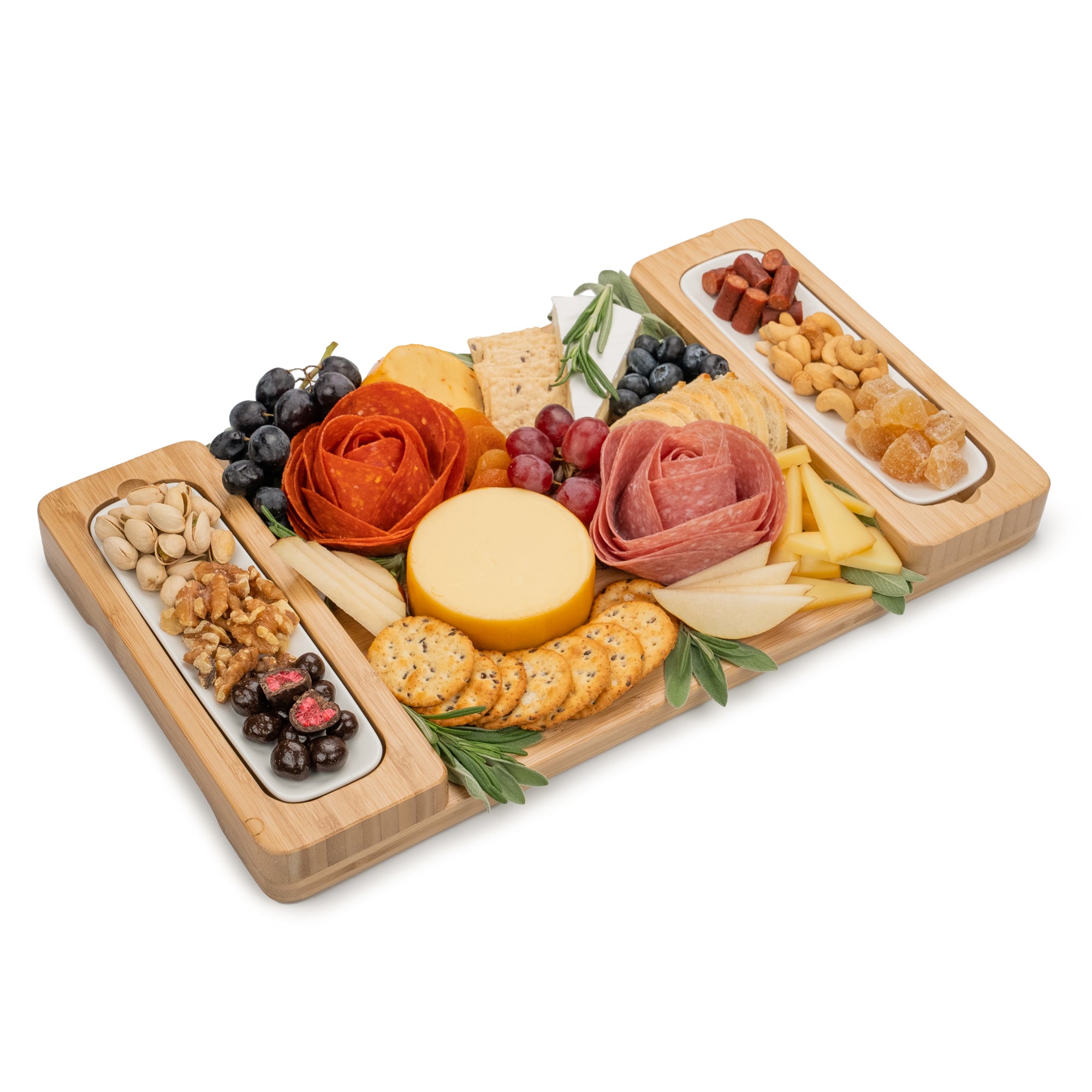 Bamboo Basic Charcuterie Board Set