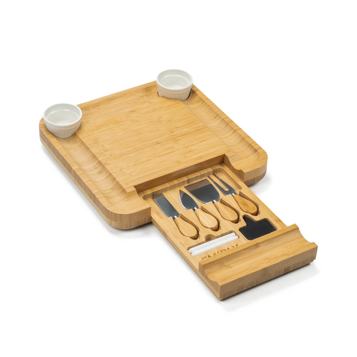 Bamboo Charcuterie Board Set