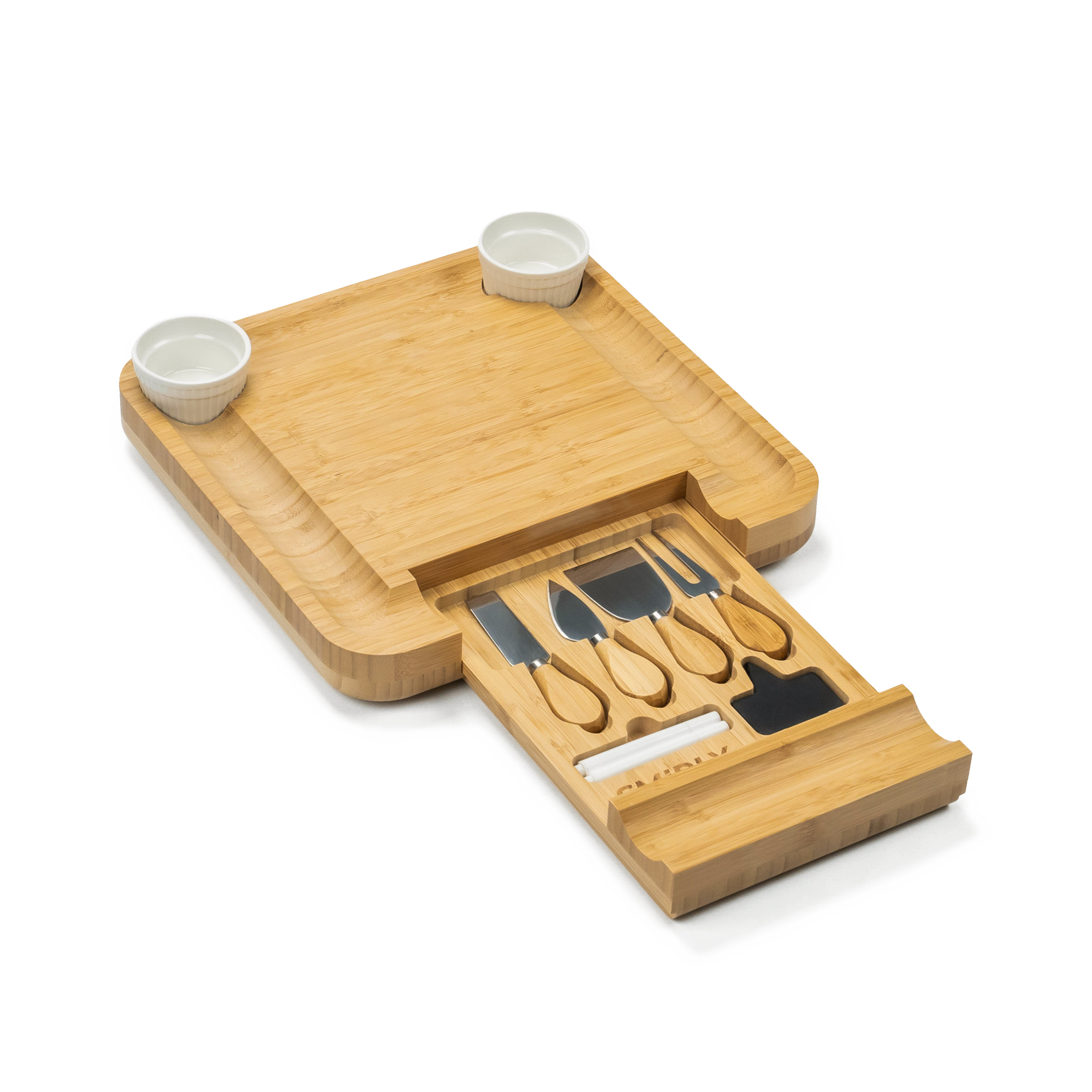 Bamboo Charcuterie Board Set