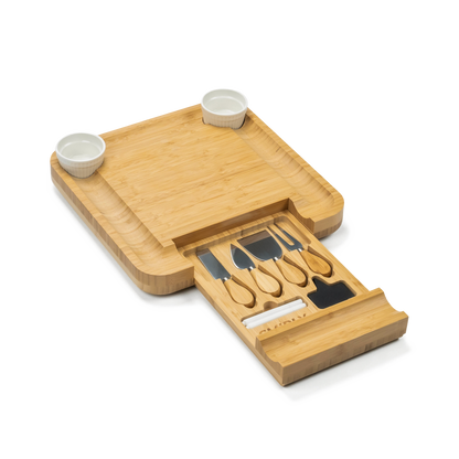 Bamboo Charcuterie Board Set