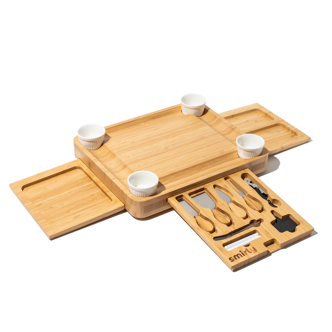 Bamboo 3 Drawer Charcuterie Board Set