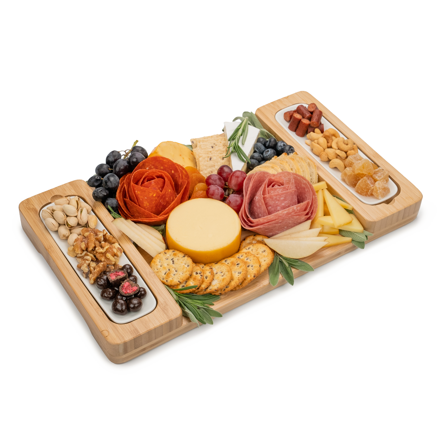 Bamboo Basic Charcuterie Board Set