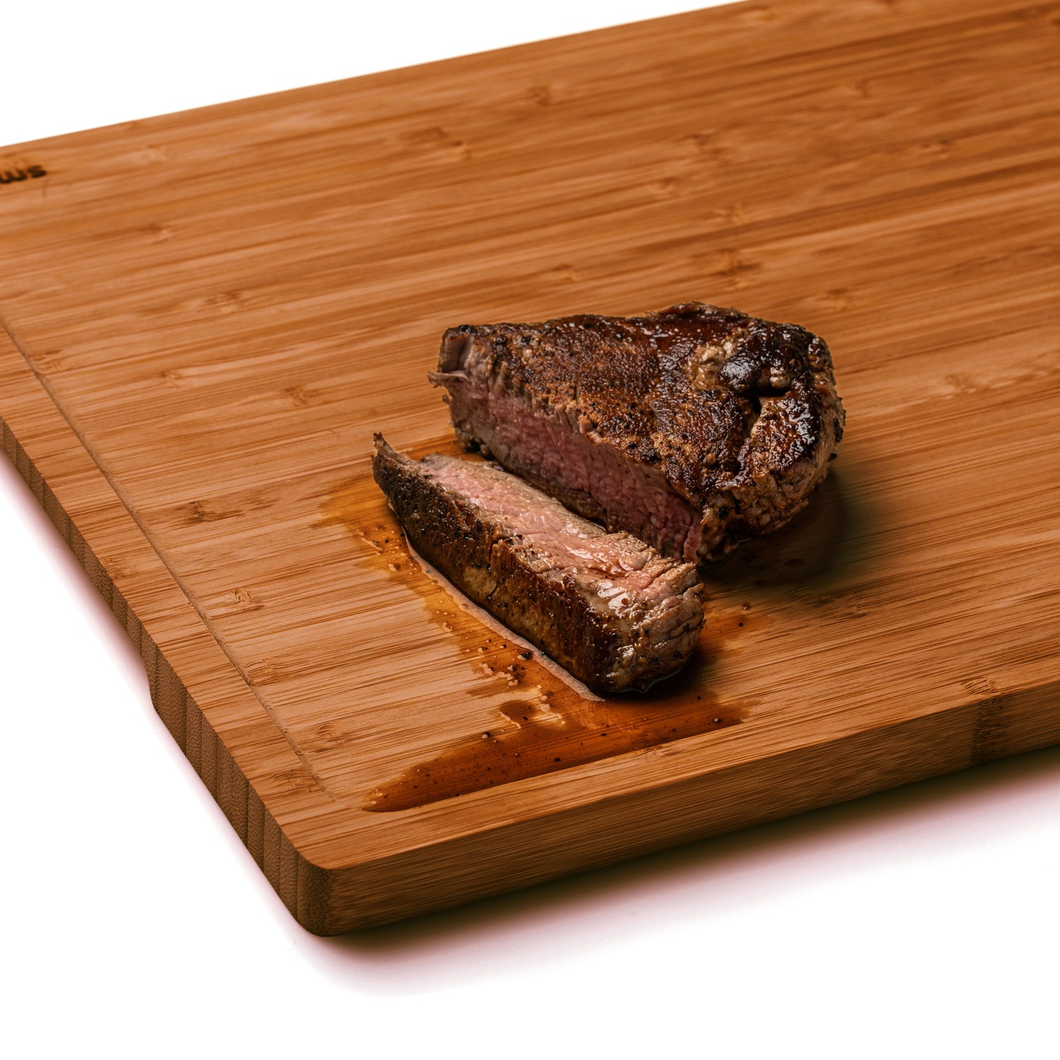 Brown Bamboo Cutting Board Set