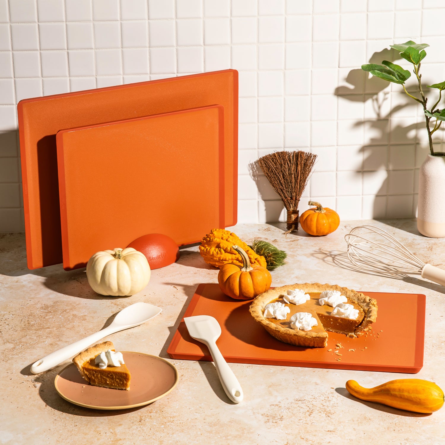 Plastic Cutting Board Set