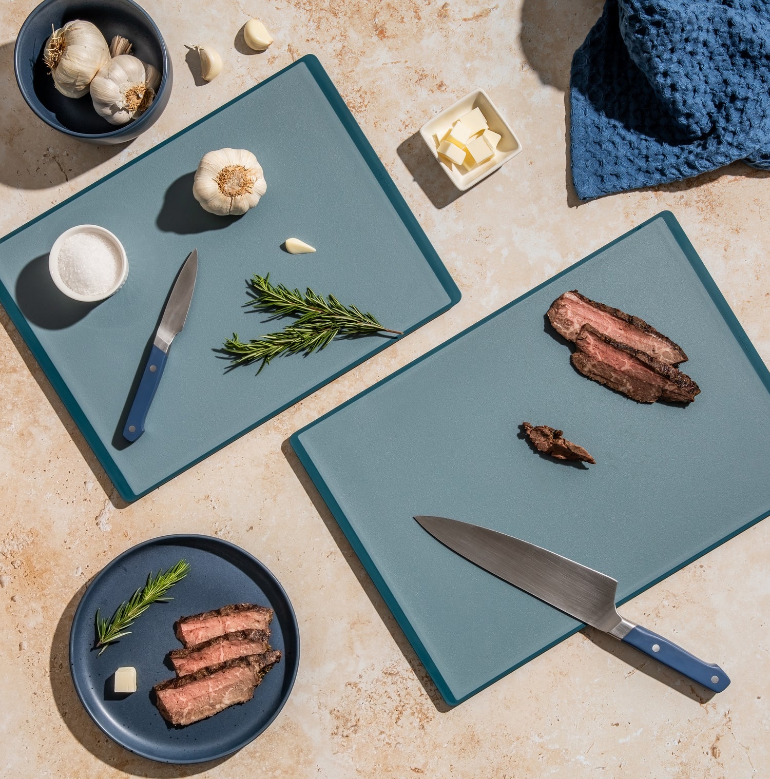 Plastic Cutting Board Set