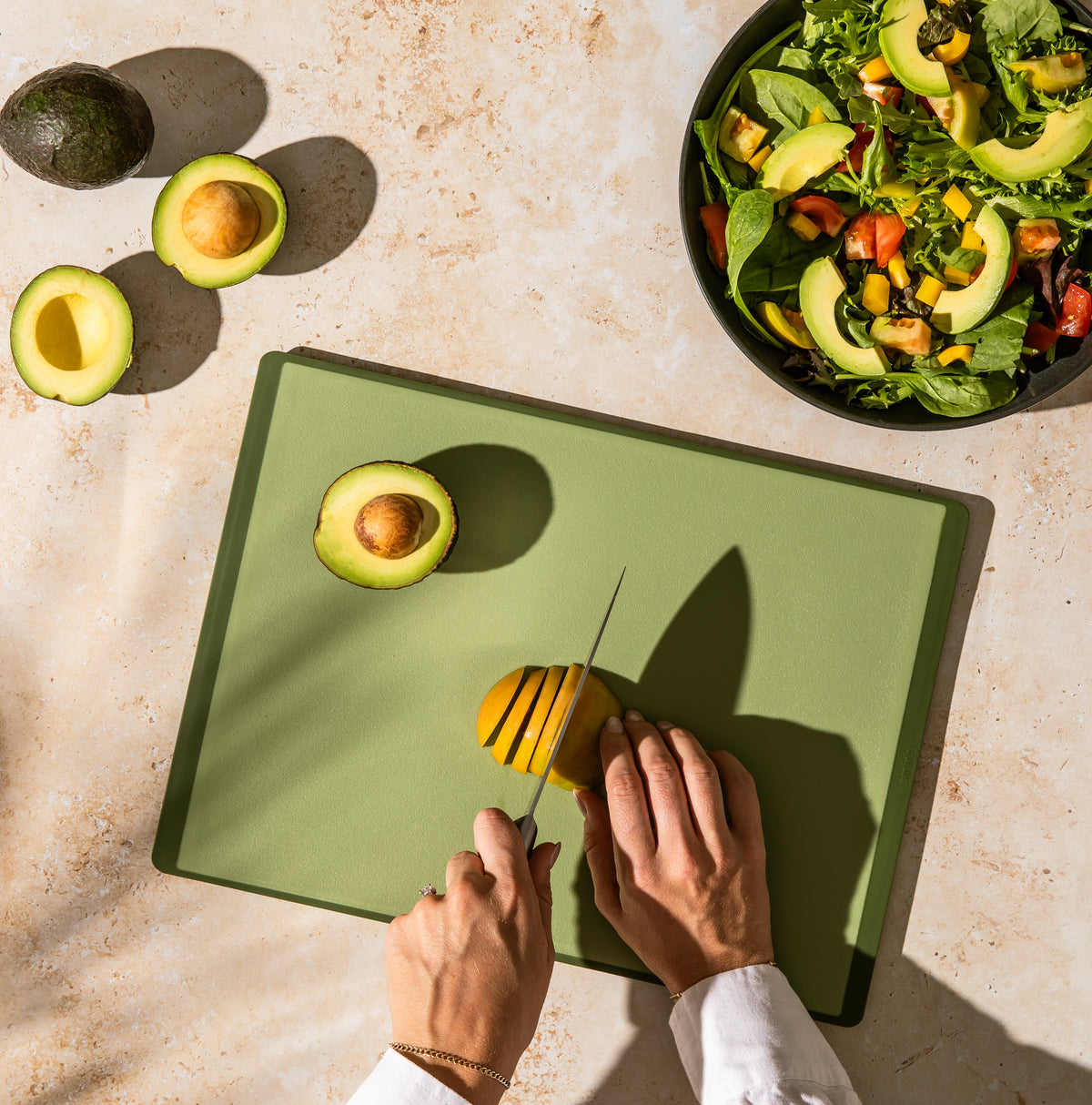 Plastic Cutting Board Set