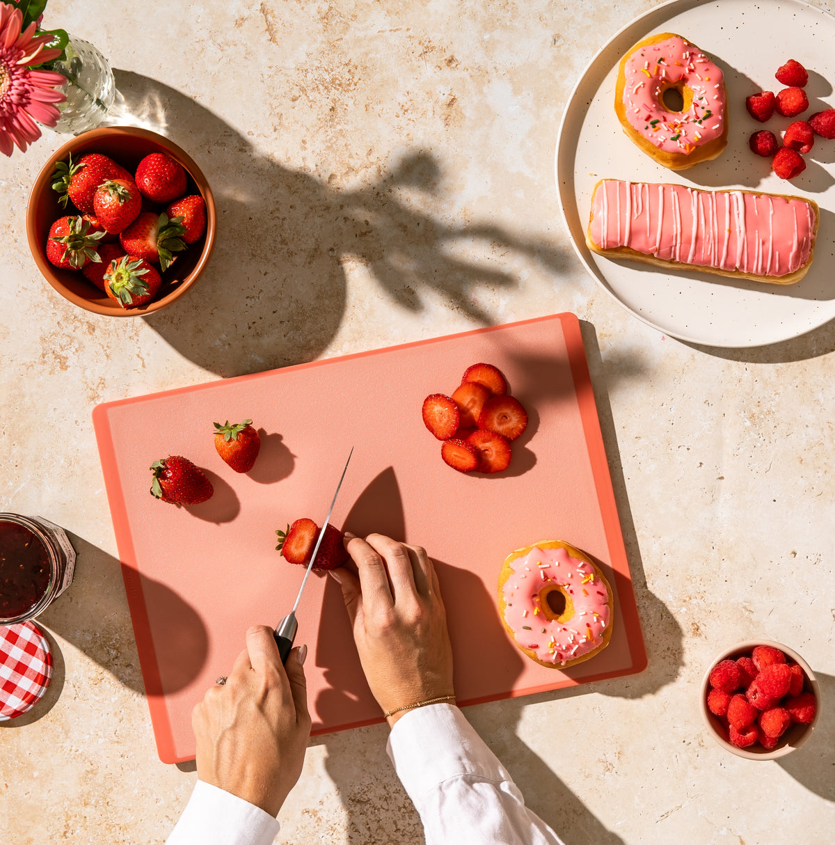 Plastic Cutting Board Set