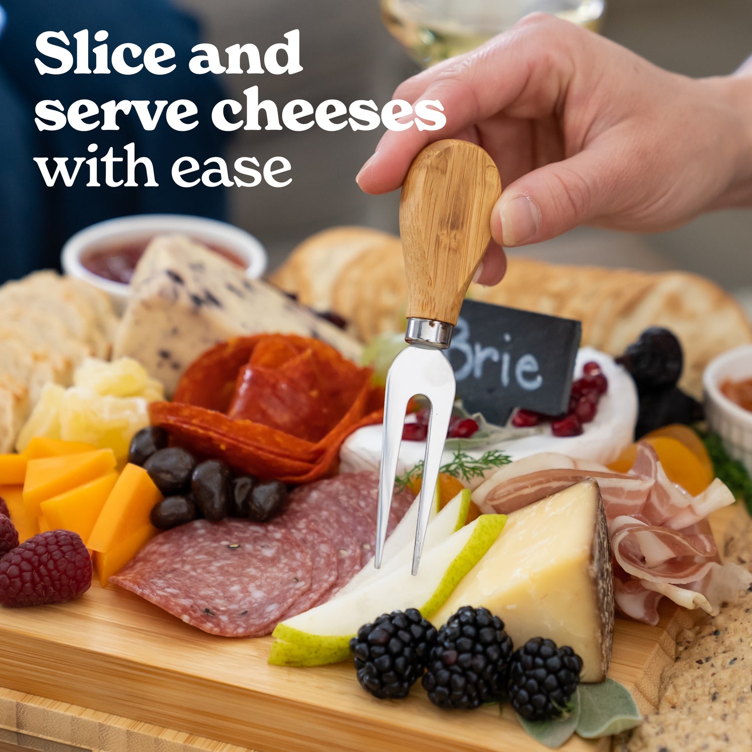 Bamboo Charcuterie Board Set