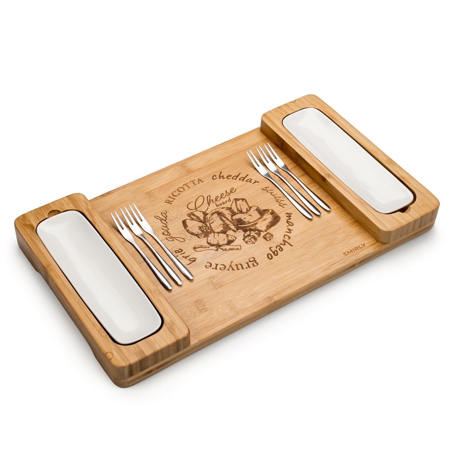 Bamboo Basic Charcuterie Board Set